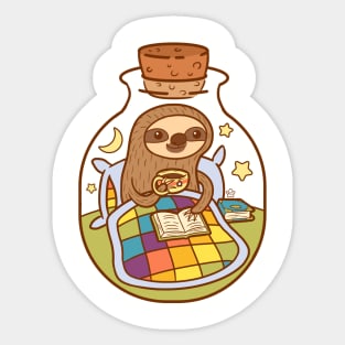 Bottle Sloth Sticker